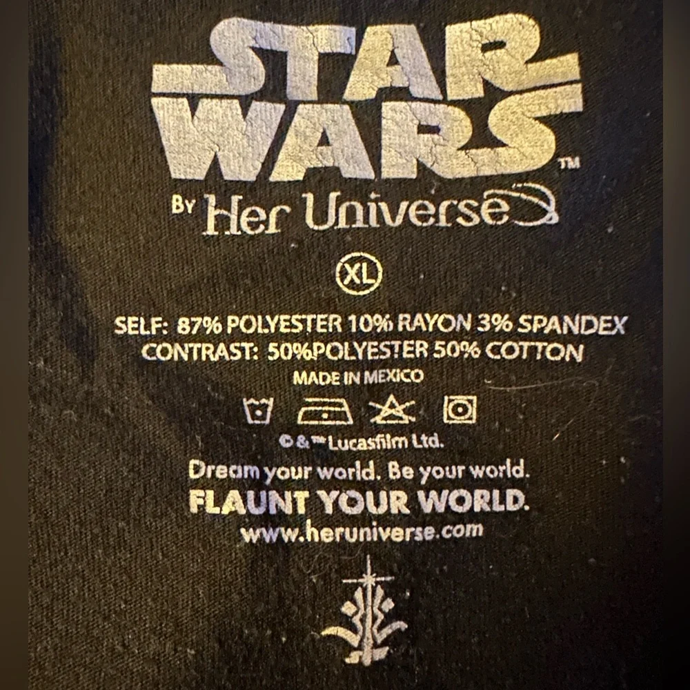 Star Wars by Her Universe ladies XL 3/4 length tshirt. Vintage. EUC. - Picture 3 of 3